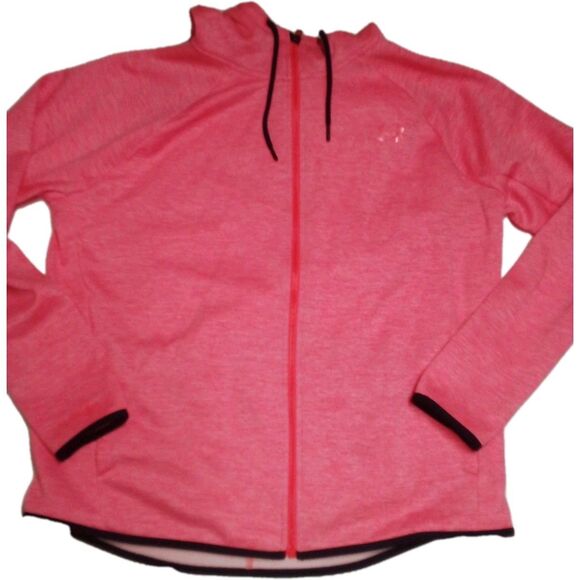 Women's Under Armour Pink Cold Gear Hoodie Size XL - Picture 1 of 14